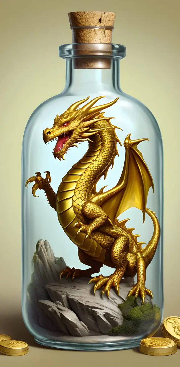 Dragon in a bottle