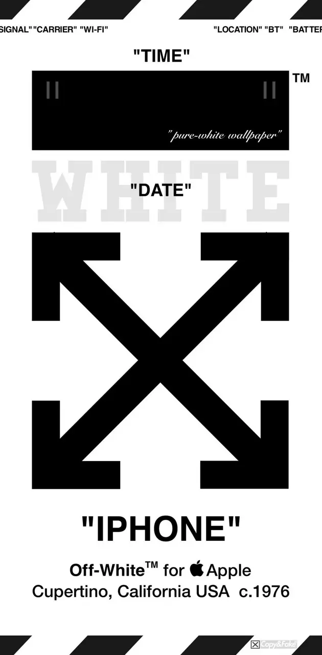 Off white logo wallpaper by baron_filou - Download on ZEDGE™