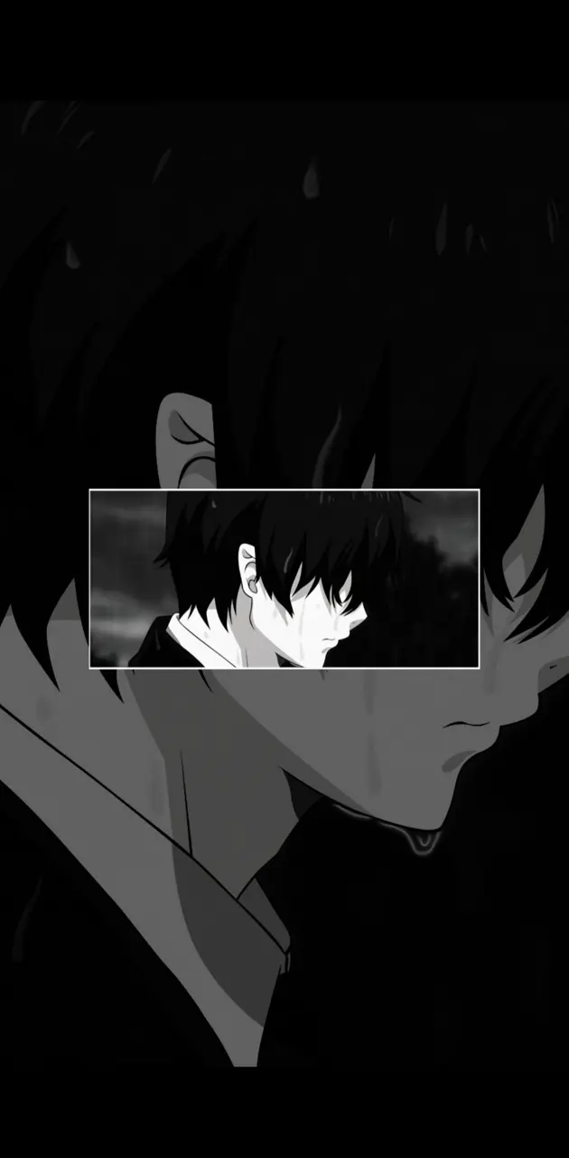 Anime sad boy 
