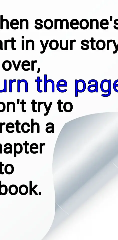 turn the page