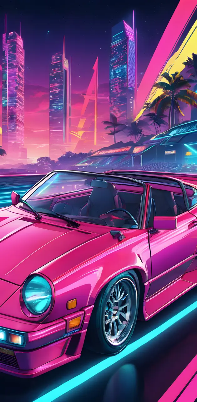 synthwave roadster