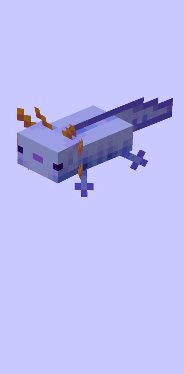 Minecraft blue axolotl wallpaper by yellow_wallflower - Download on ZEDGE™  | 7d7d