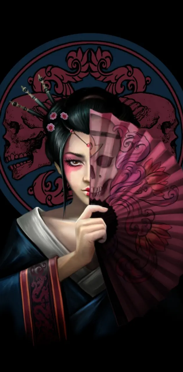 Geisha Skull 