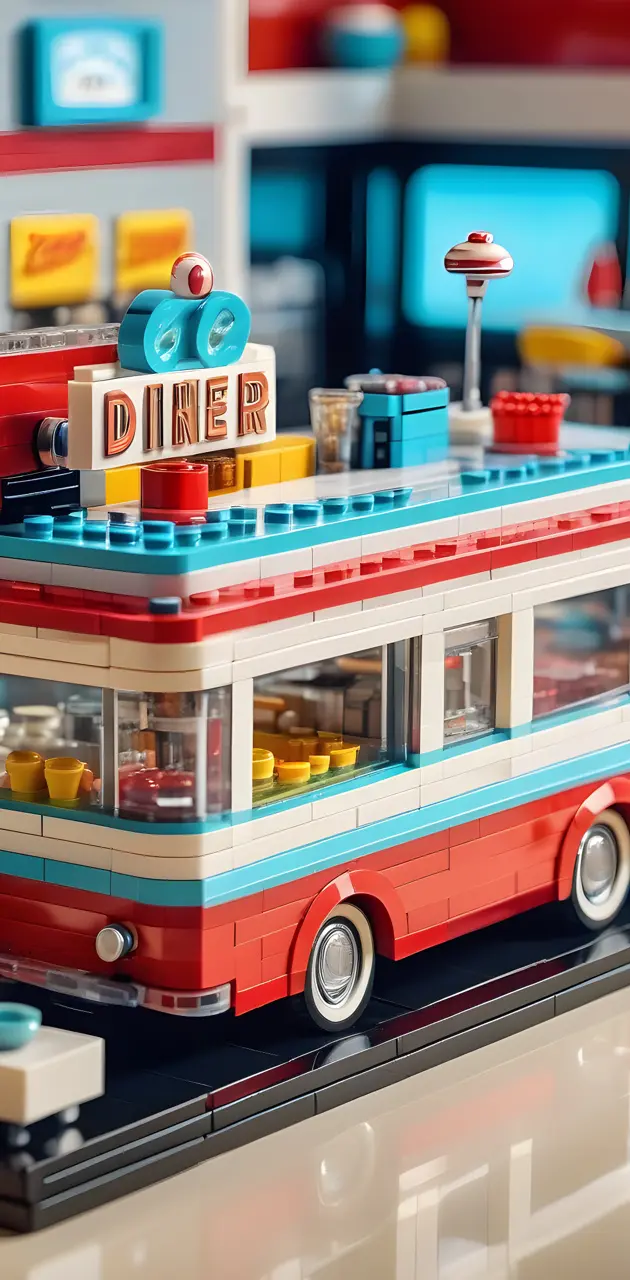 50s Lego Diner