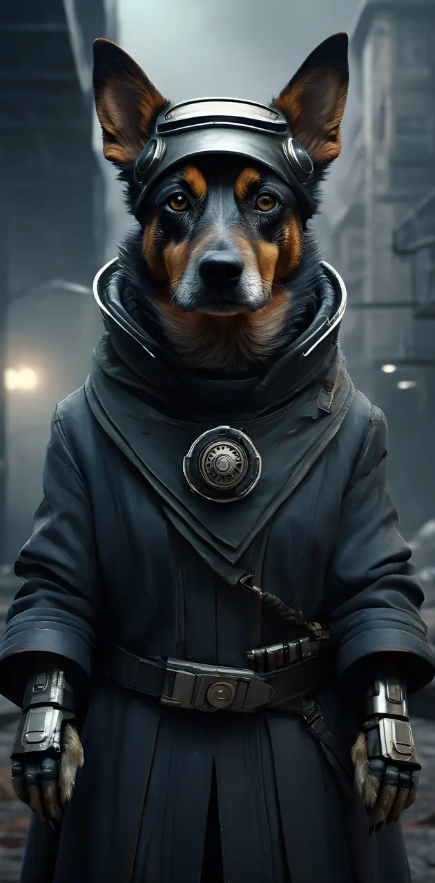 sci-fi magician dog