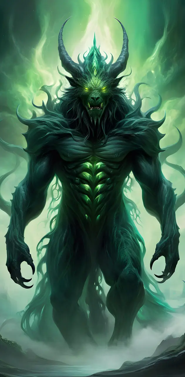 green & black monster