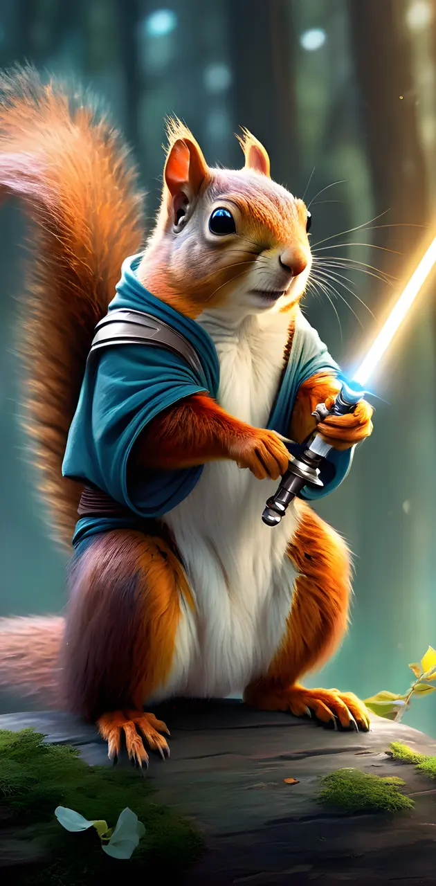 Jedi Squirrel 2