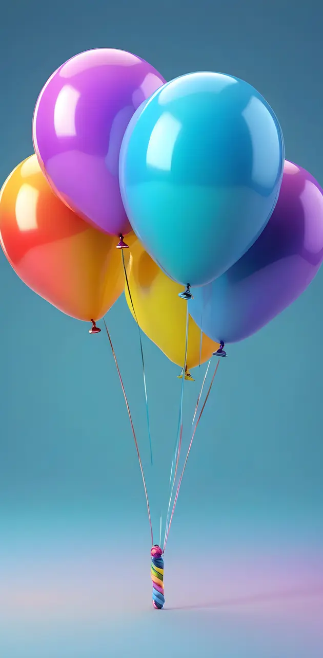 Simple balloon with color gradation