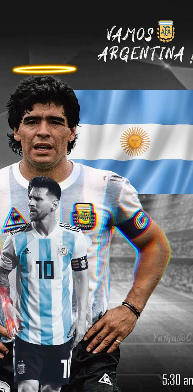 Messi Mardona Argentin