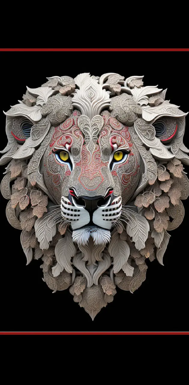 Lion- Carving 2