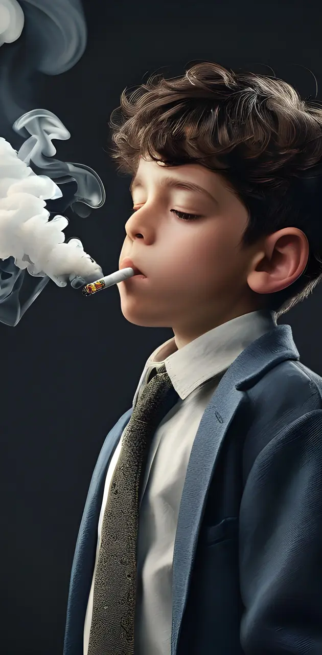 boy smoking