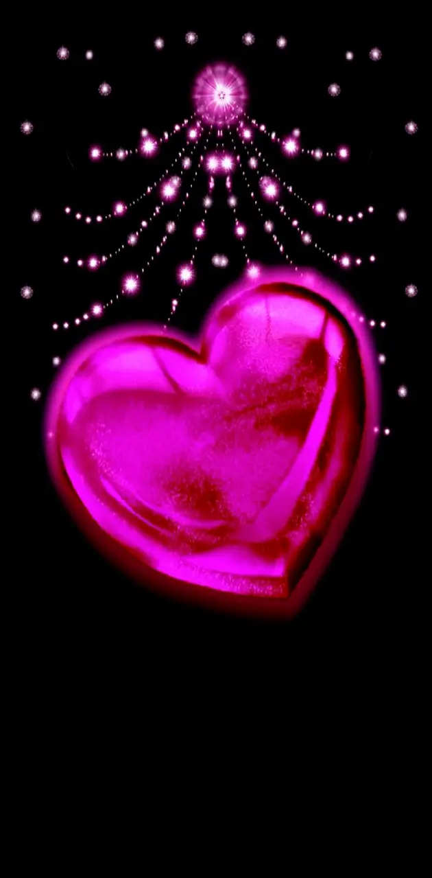 Pink Metal Heart