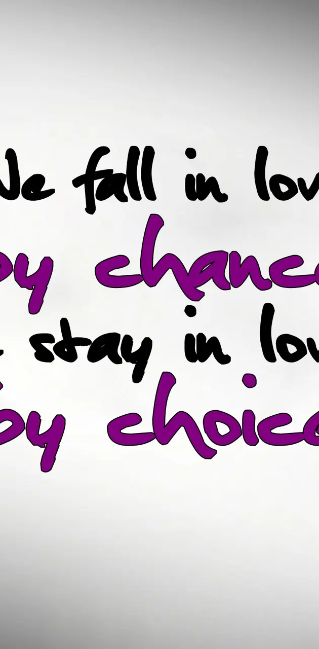 chances and choices