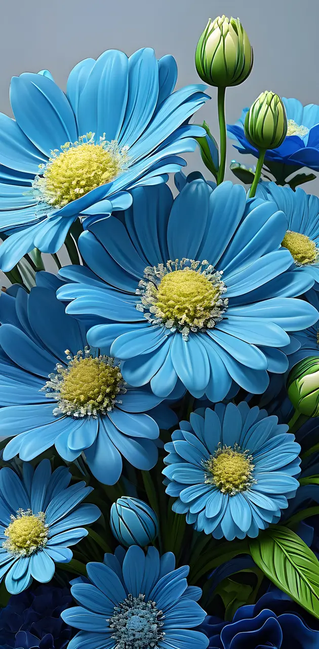 a blues frowers