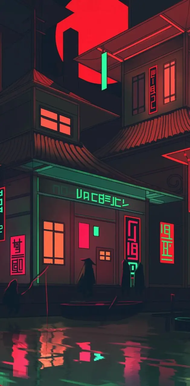 Neon Japonese House