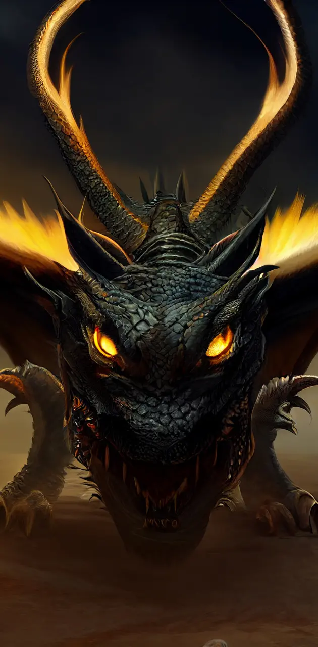 angry monster dragon