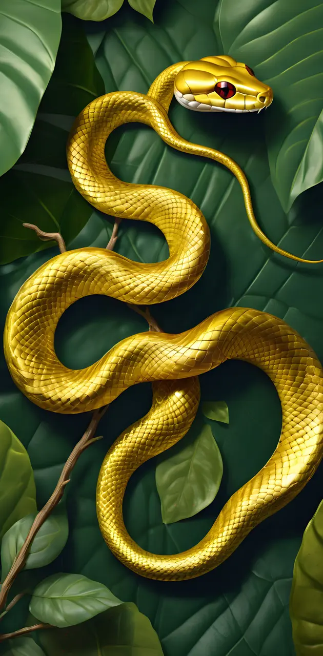 Gold snake