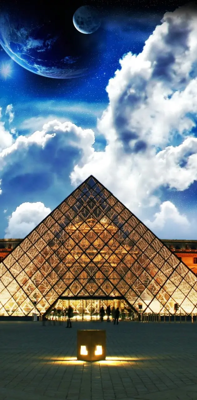 Over the Louvre
