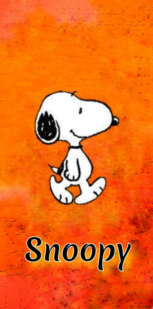 Snoopy orange