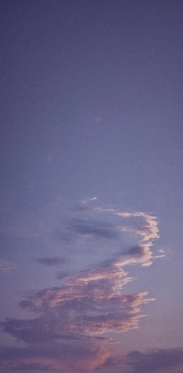 Aesthetic purple cloud