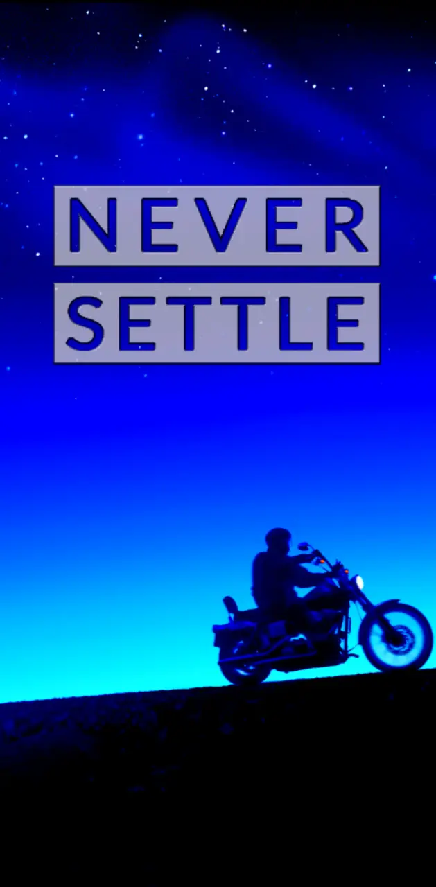 Never Settle Bike