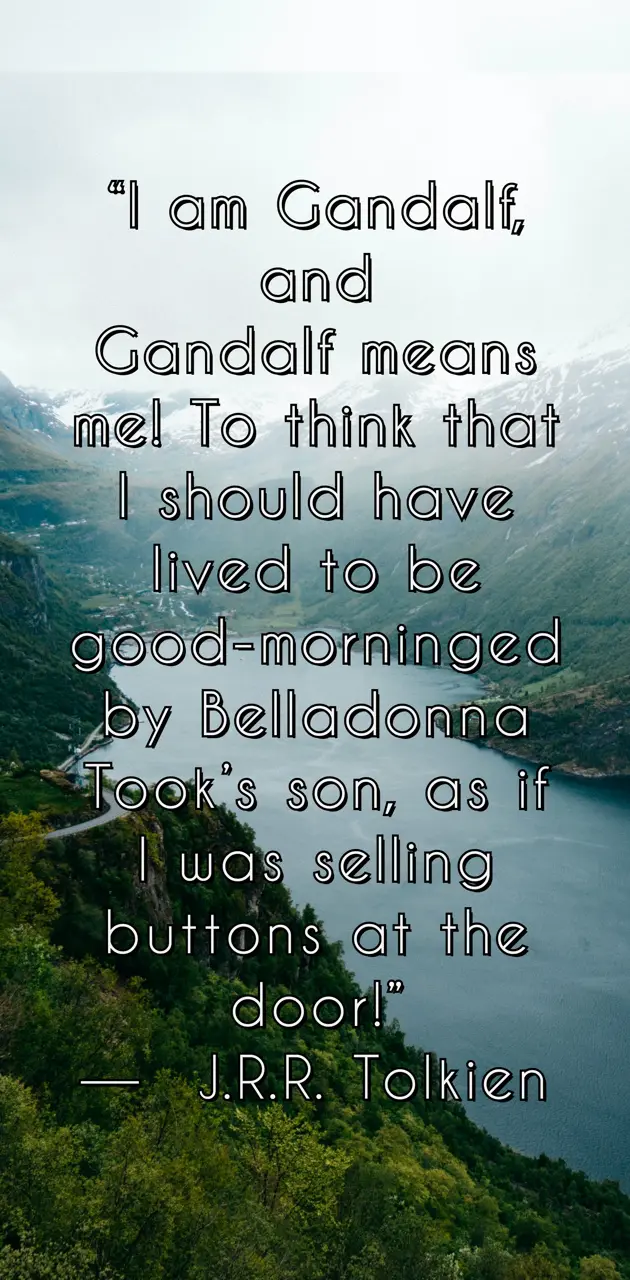 I am Gandalf