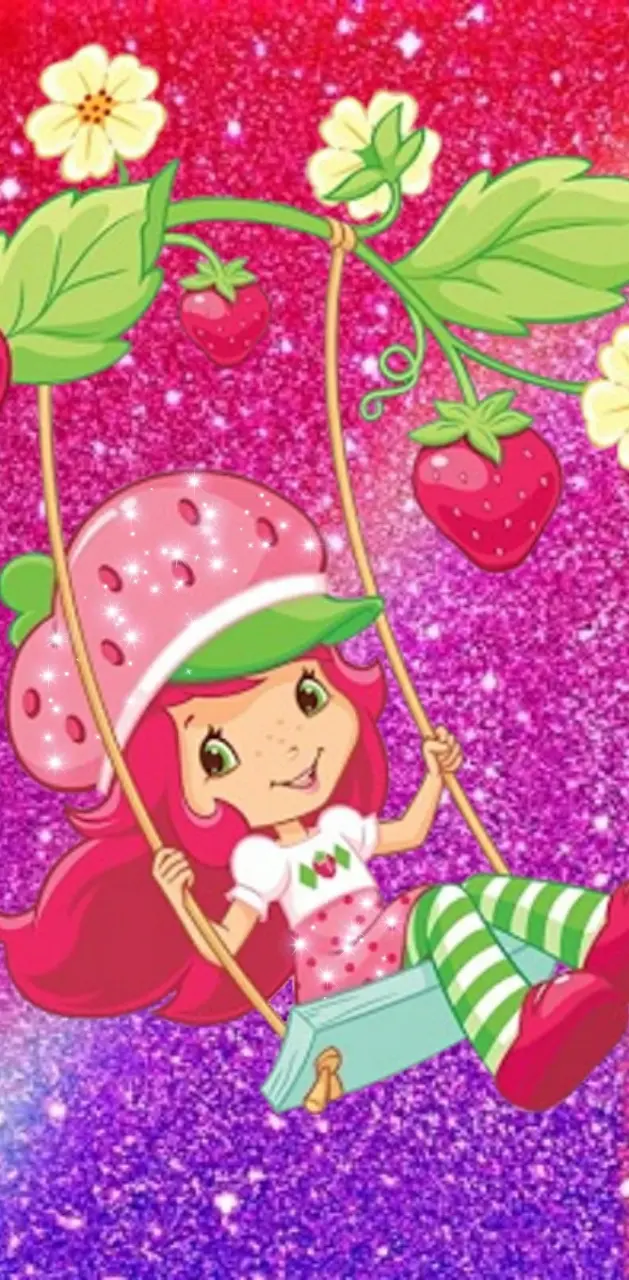 strawberry cartoon wallpaper