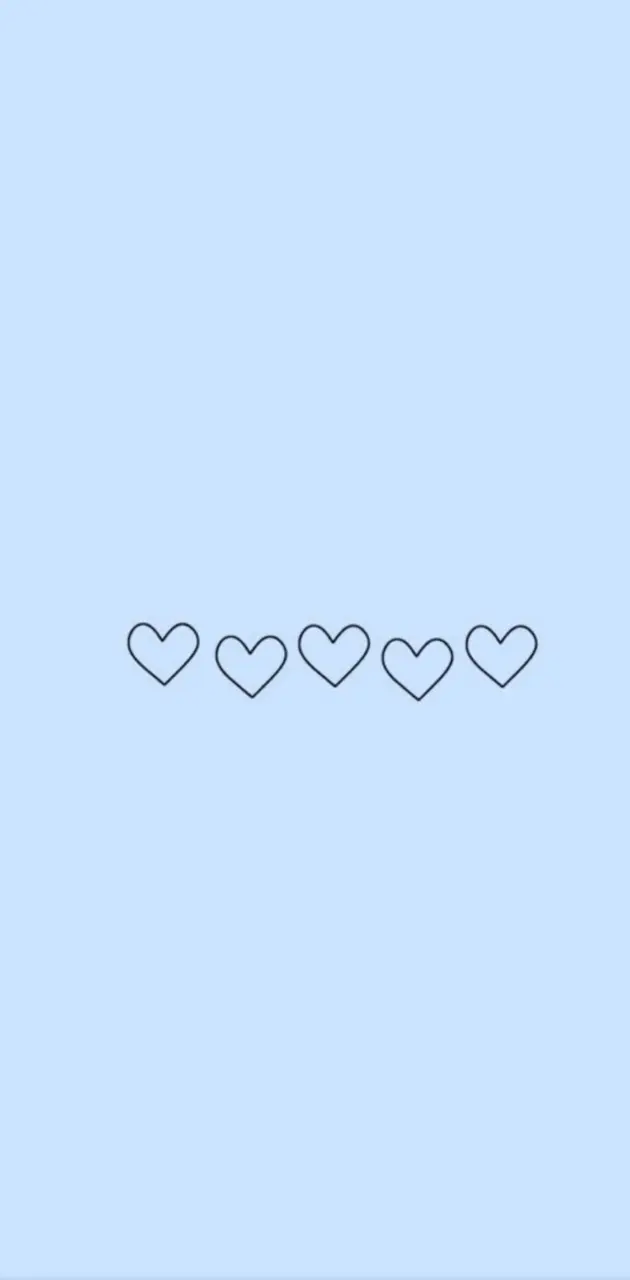 Blue hearts wallpaper by Elma0328 - Download on ZEDGE™ | 34f0