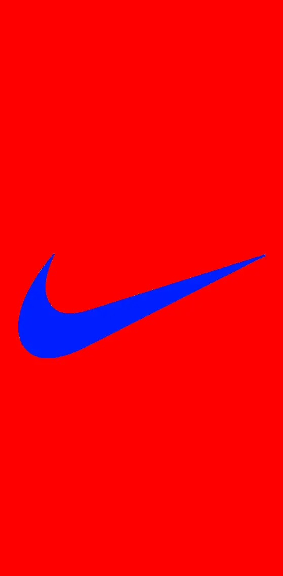 Blue and Red Nike
