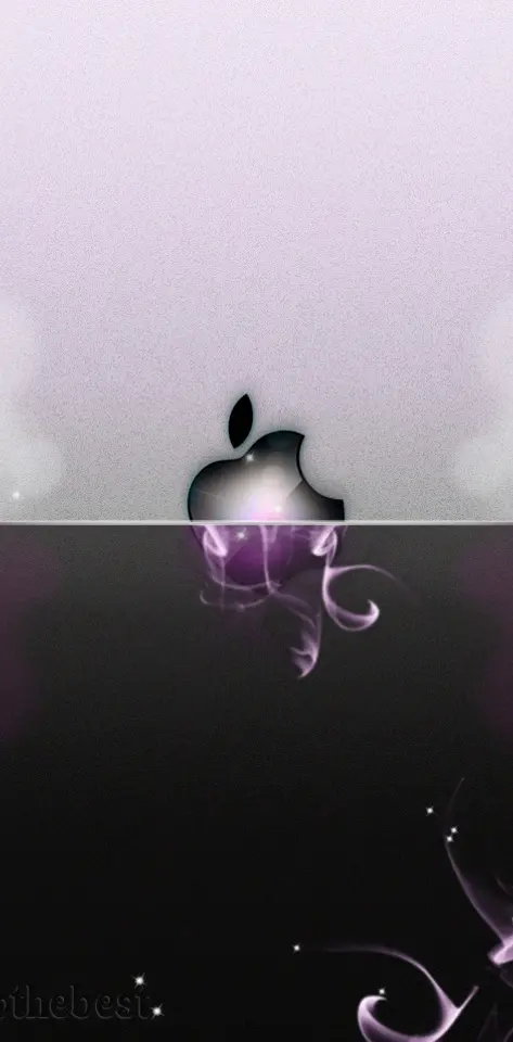 Two Sides Apple Logo