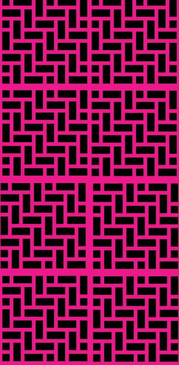 Pink and black wicker