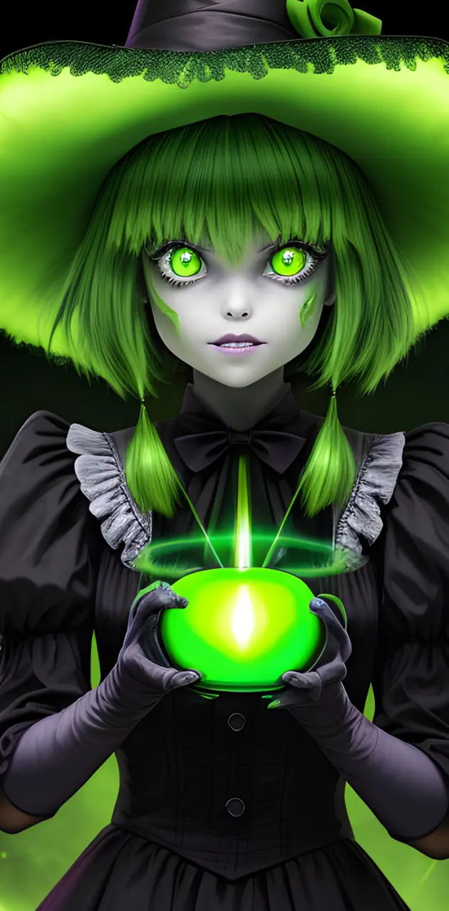 saucer green eyes 