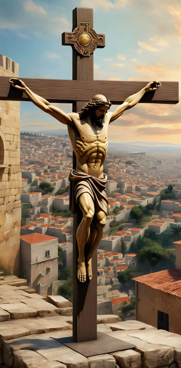 Crucificação de Jesus Cristo, fora das muralhas de Jerusalém