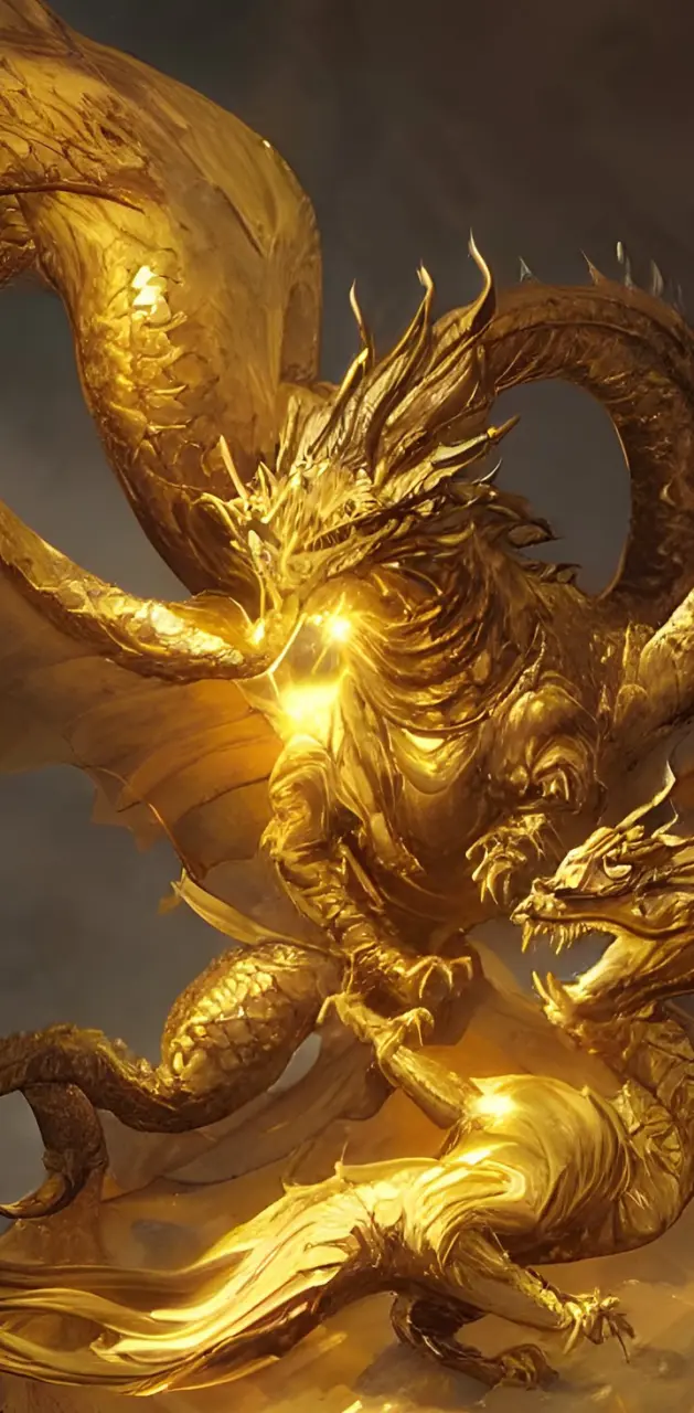 Golden dragons