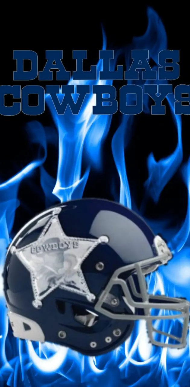 Download Blue Backdrop Dallas Cowboys Logo Wallpaper