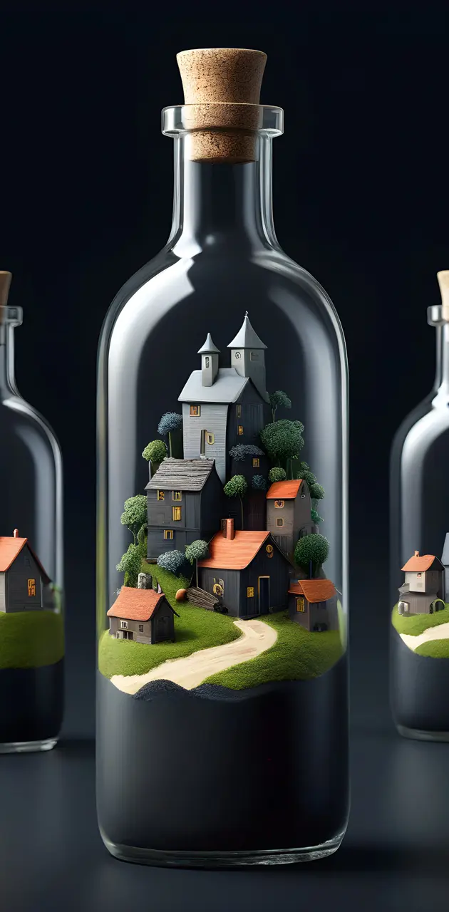 Village in a bottle