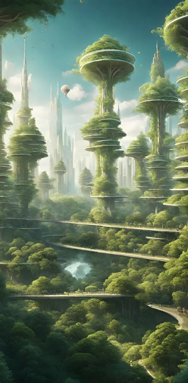 Magical Future Forest
