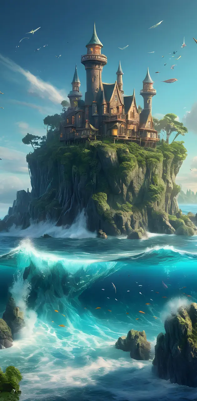castle on the sea