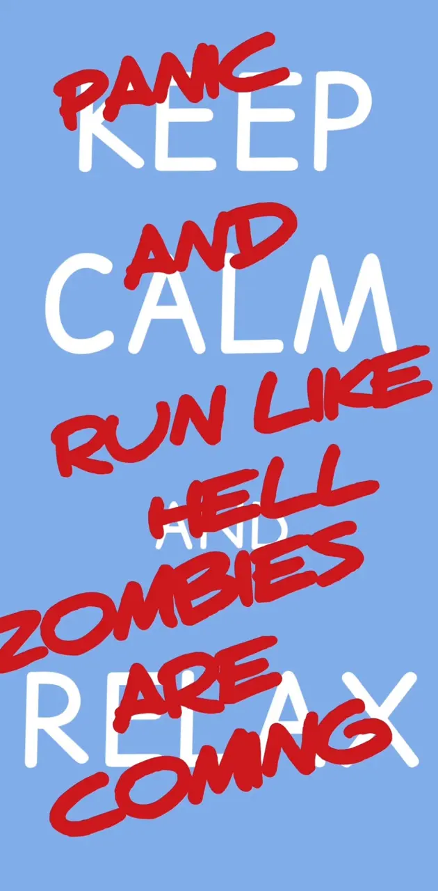 Keep calm zombie 
