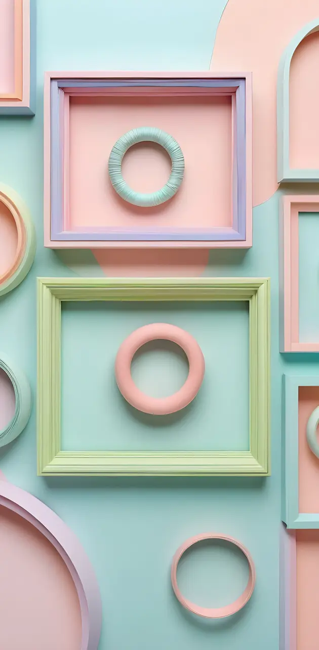 Paper Rings in picture frames