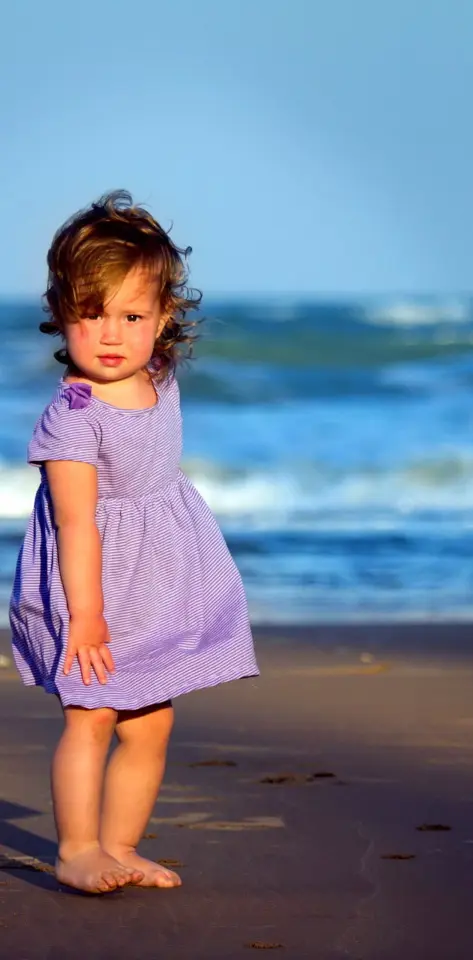 Little-girl-on-beach