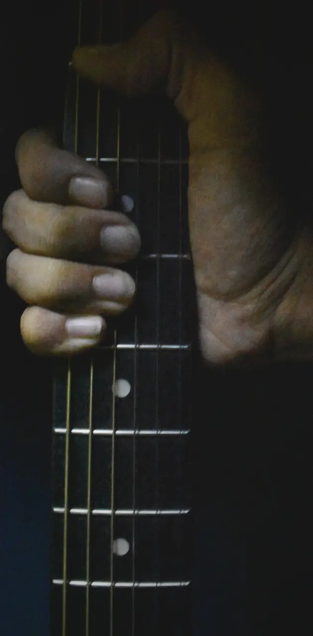 Hand on Guitar