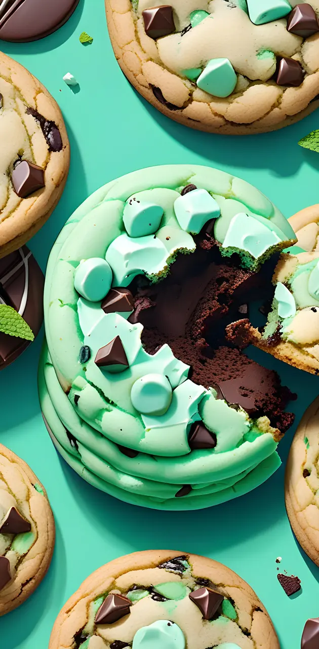 just a mint chocolate cookie