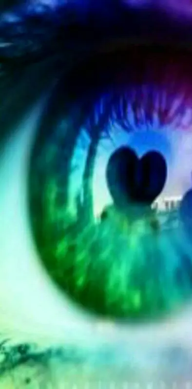 heart colours Eye