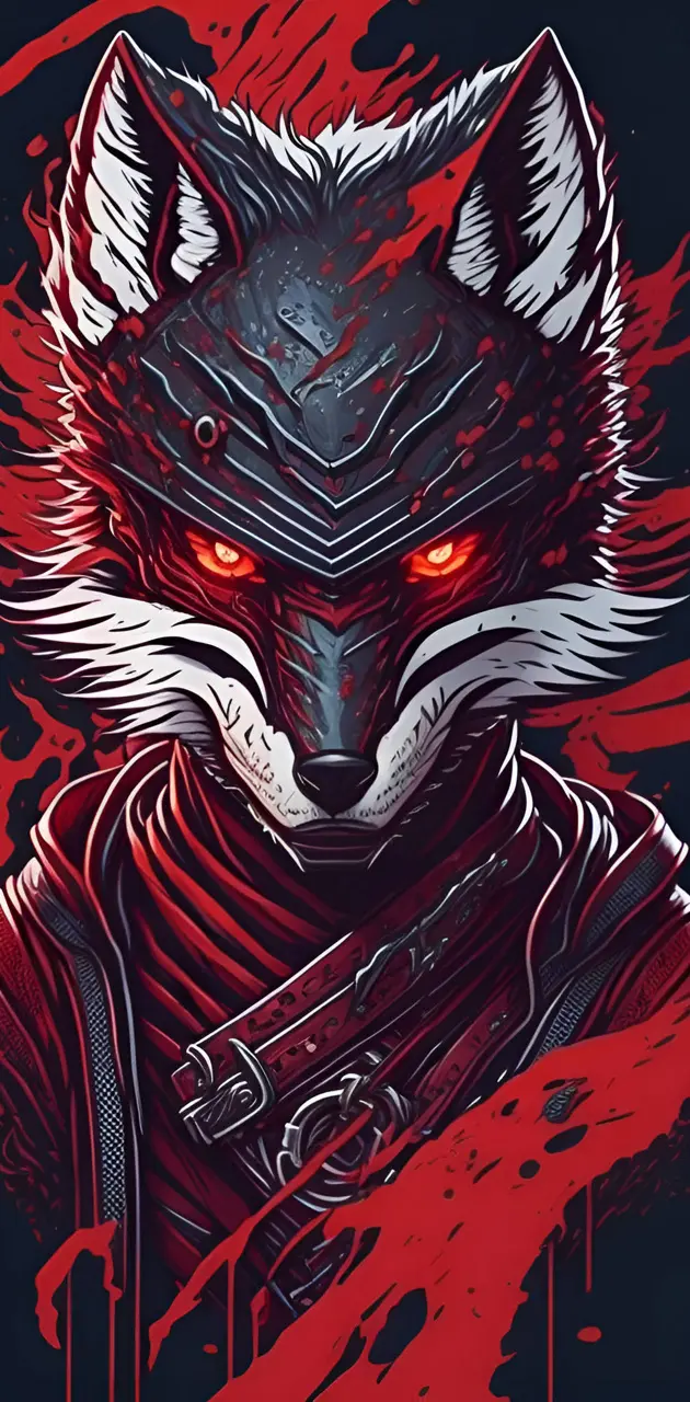 Wolf Angry Fox