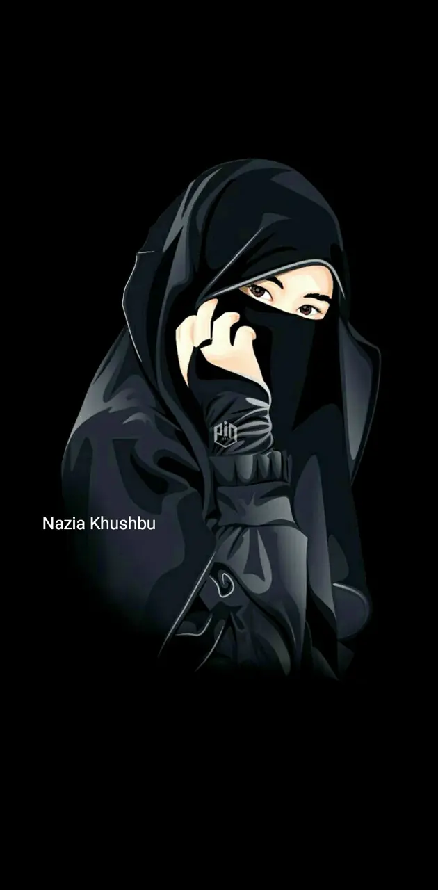 Black hijab girl