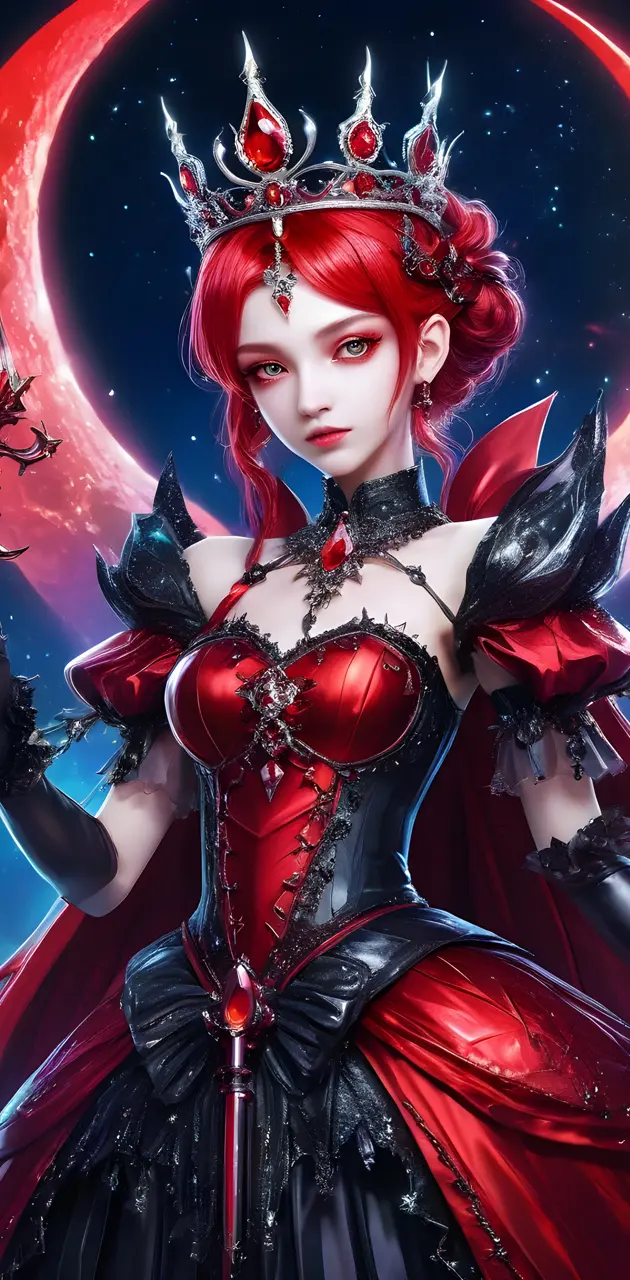 Gothic Red Queen Fairy