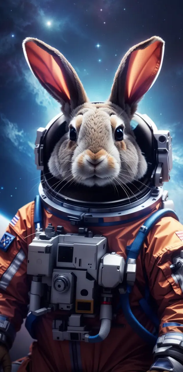 Rabbit on galaxy