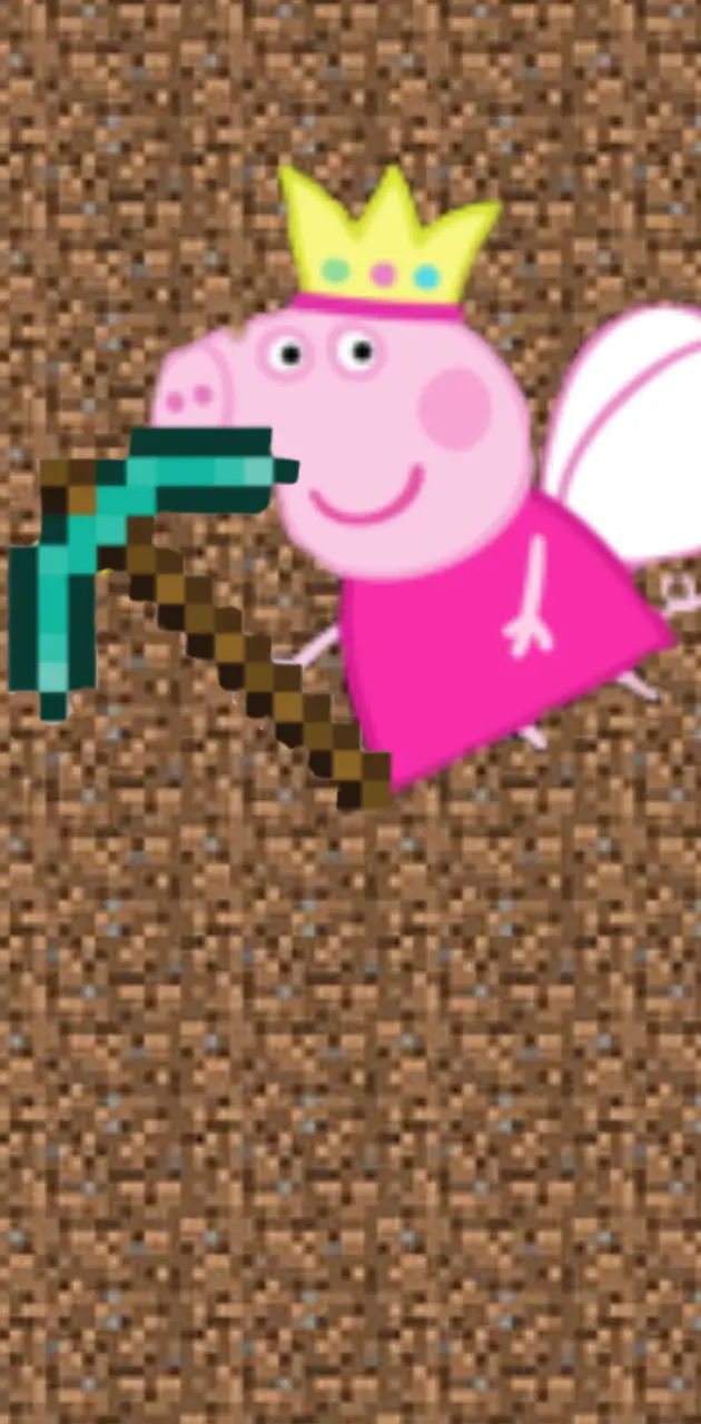 Peppa with a pickaxe?