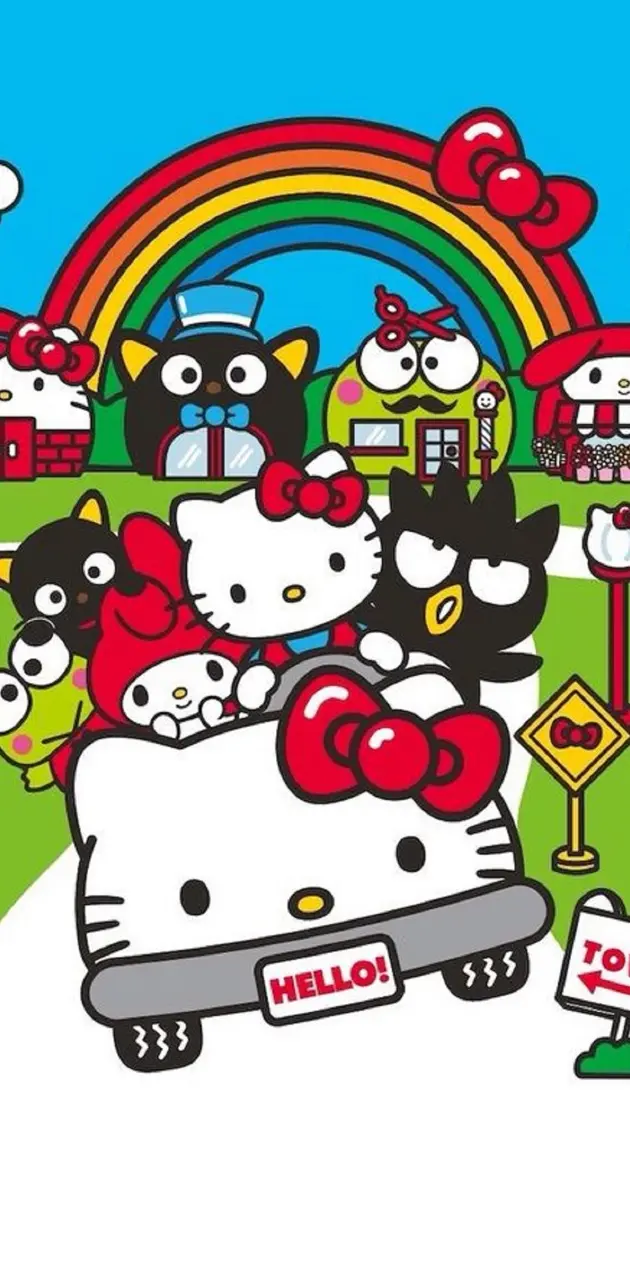Hello Kitty Friends Wallpaper - EniWp